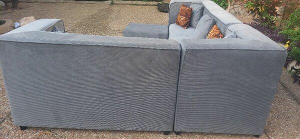 Minimalist sofa&ottoman