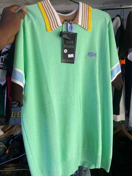 Retro Knit Polo Shirt