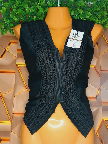 Gilet élégant noir pour femme