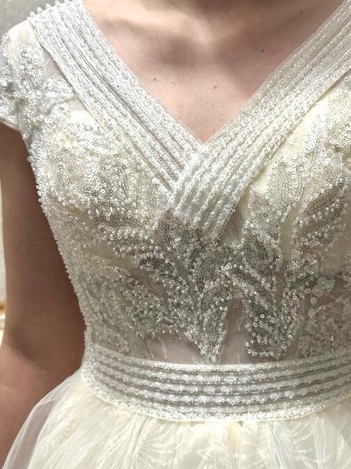 шикарное свадебное платье