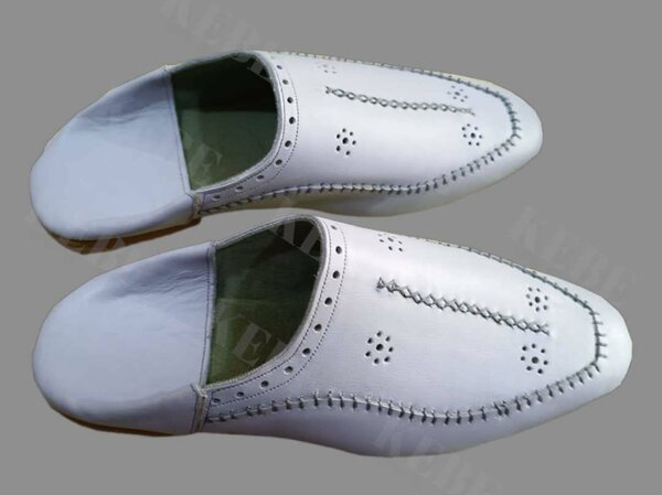Babouche en cuir