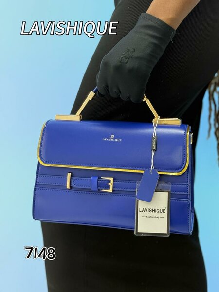 Sac à main bleu LAVISHIQUE 7148