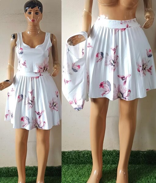 Combinaison rayée estivale