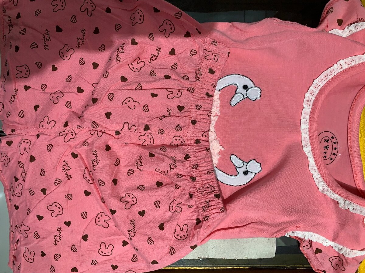 Ensemble Fille Cygne Rose