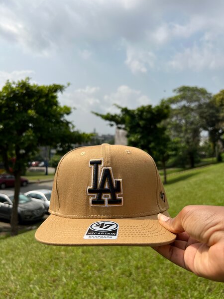 Casquette Snapback Beige LA