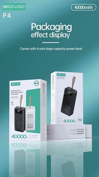 SOVO 40000mAh Power Bank