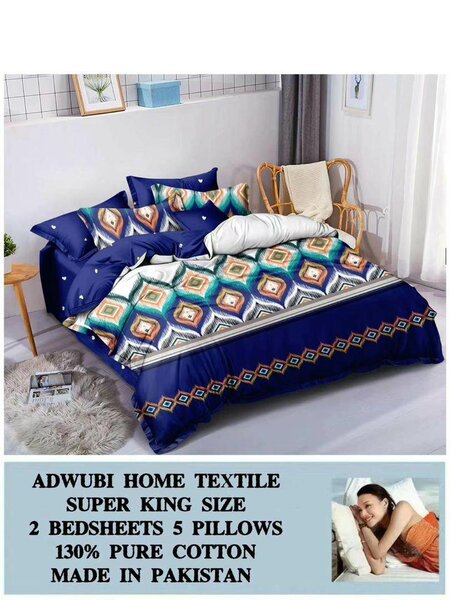7pcs Cotton bedsheets set