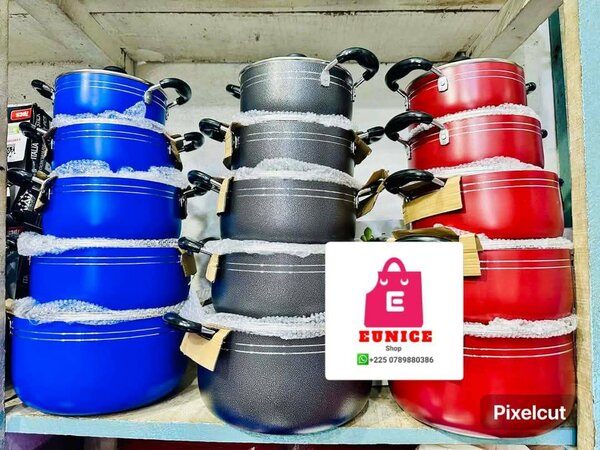 5casseroles anti adhésive poêl