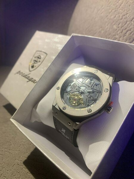 Montre Homme Luxe - Automatique - Acier - Cadran Transparent