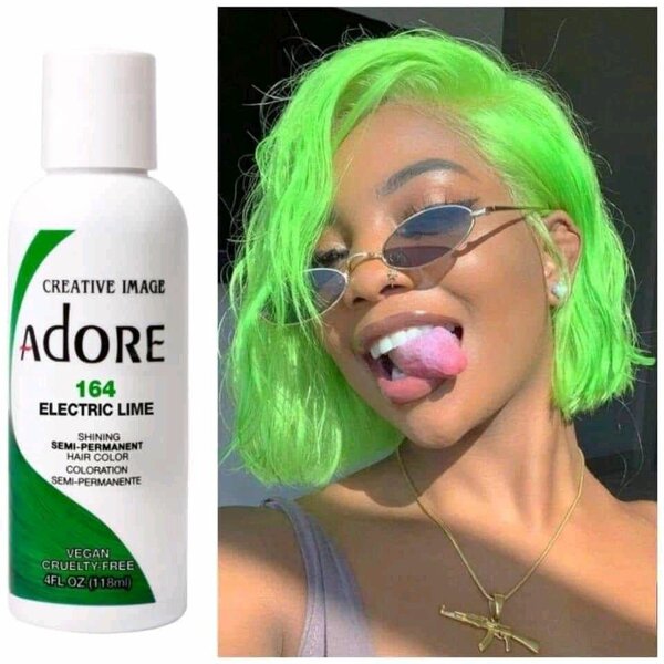 Coloration Cheveux Vert Adore