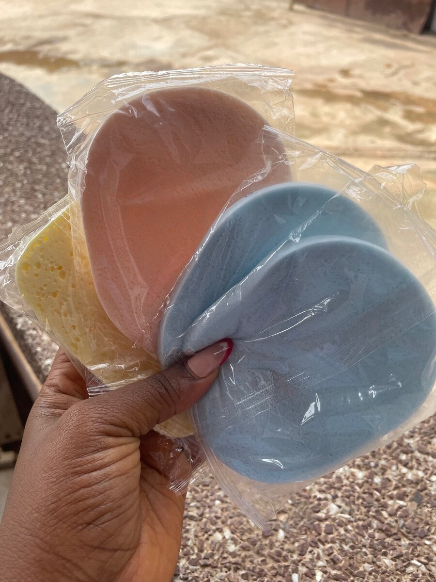 Face mask,body scrub,face ,sponge