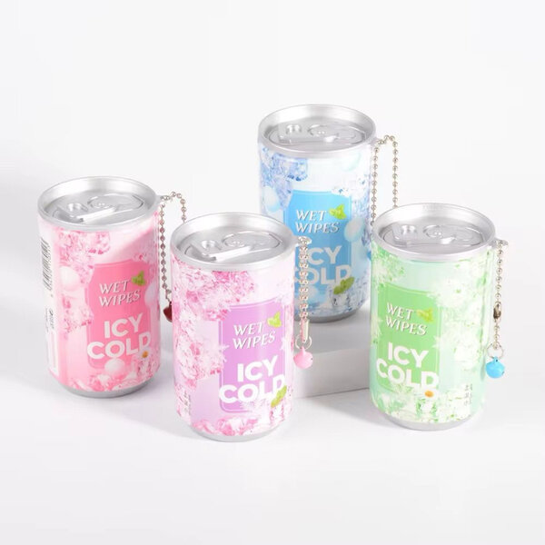 Lingettes humides parfumées