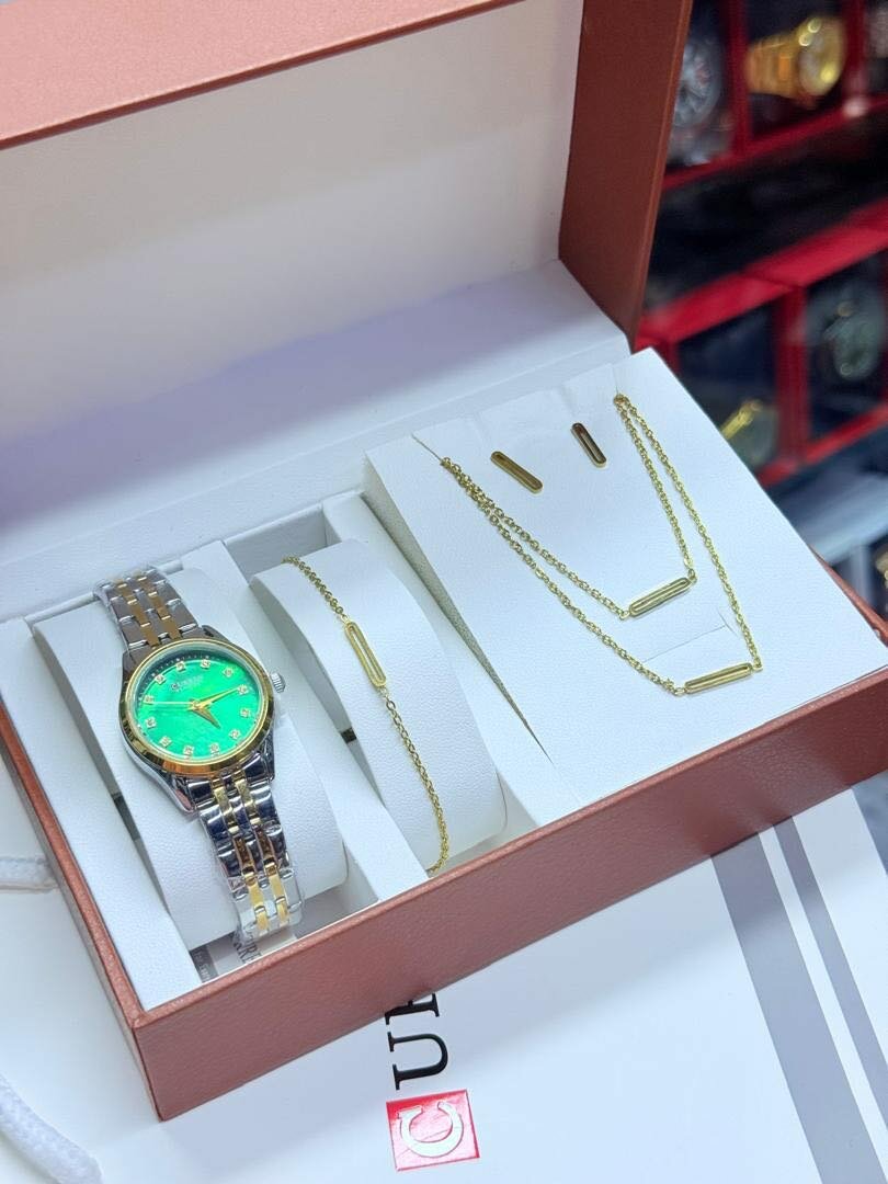 Set montre et bijoux moderne