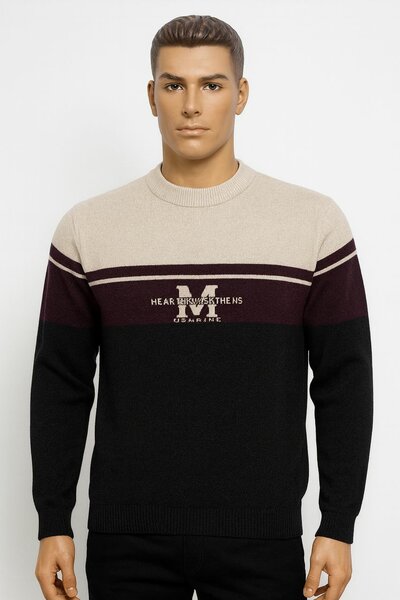 Pullover homme à motifs