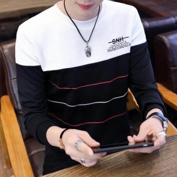 Pull à rayures pour hommes