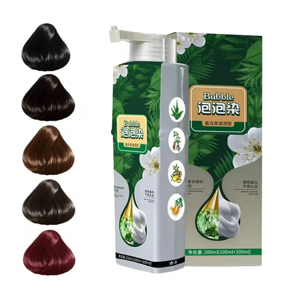 Coloration capillaire moussante