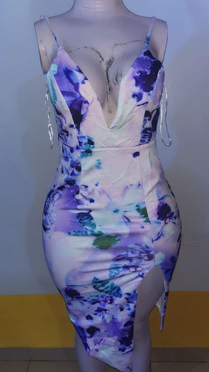 Robe élégante à motifs