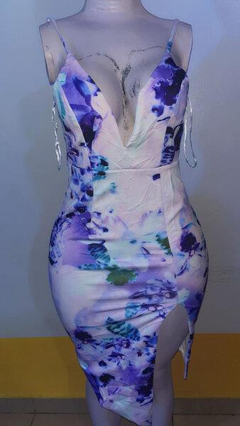 Robe élégante à motifs