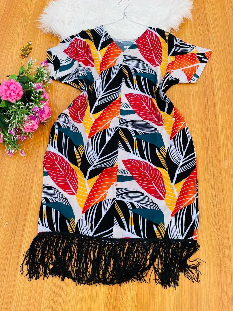 Short bubu with fringes