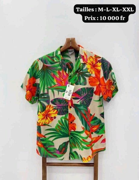 Chemise homme manche courte