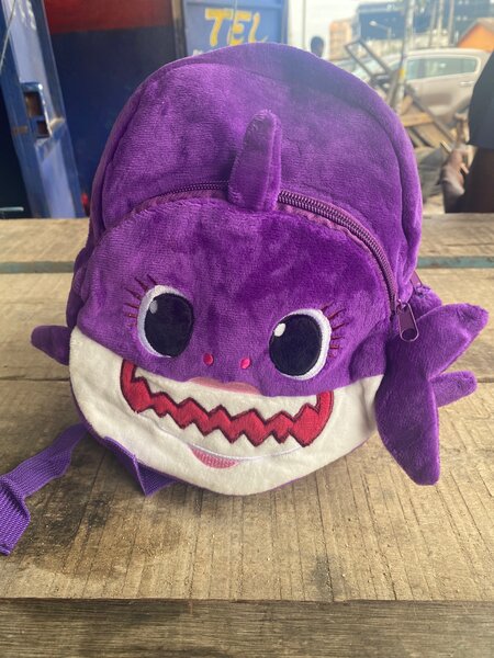 Kids Plush Shark Backpack