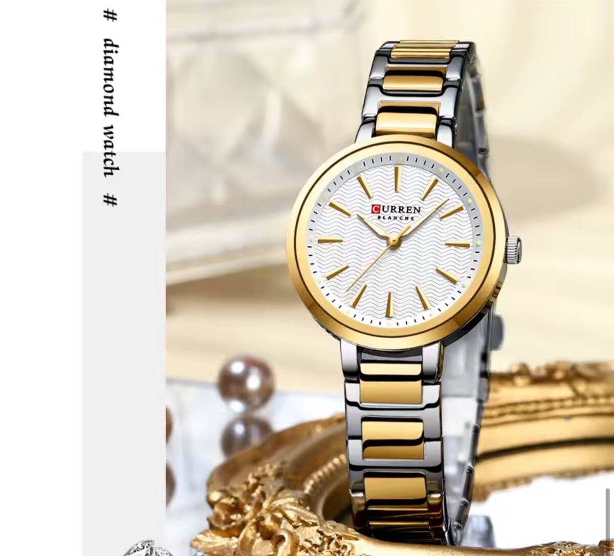 Montre Élégante Dorée Curren