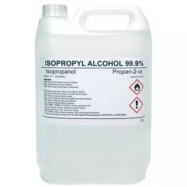 Rubbing Isopropyl Alcohol 99.9%