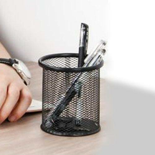 Porte-stylos en maille noir