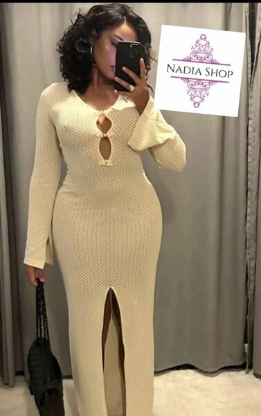 Robe Élégante Tricotée