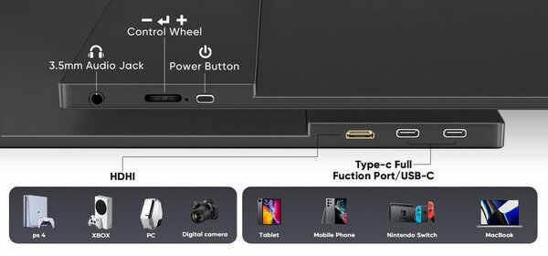 Moniteur Portable Tactile 15,6