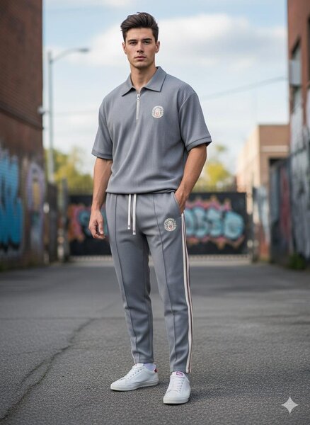 Ensemble de sport homme gris