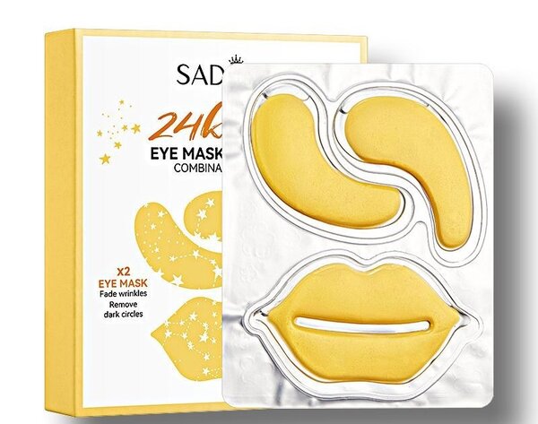 Eye and lip mask combo