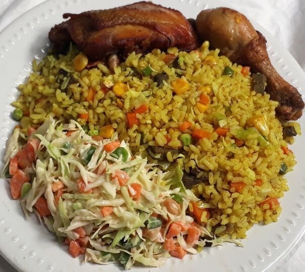 Riz creole au poulet