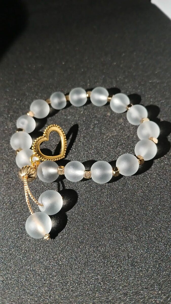 Bracelet en perles de verre