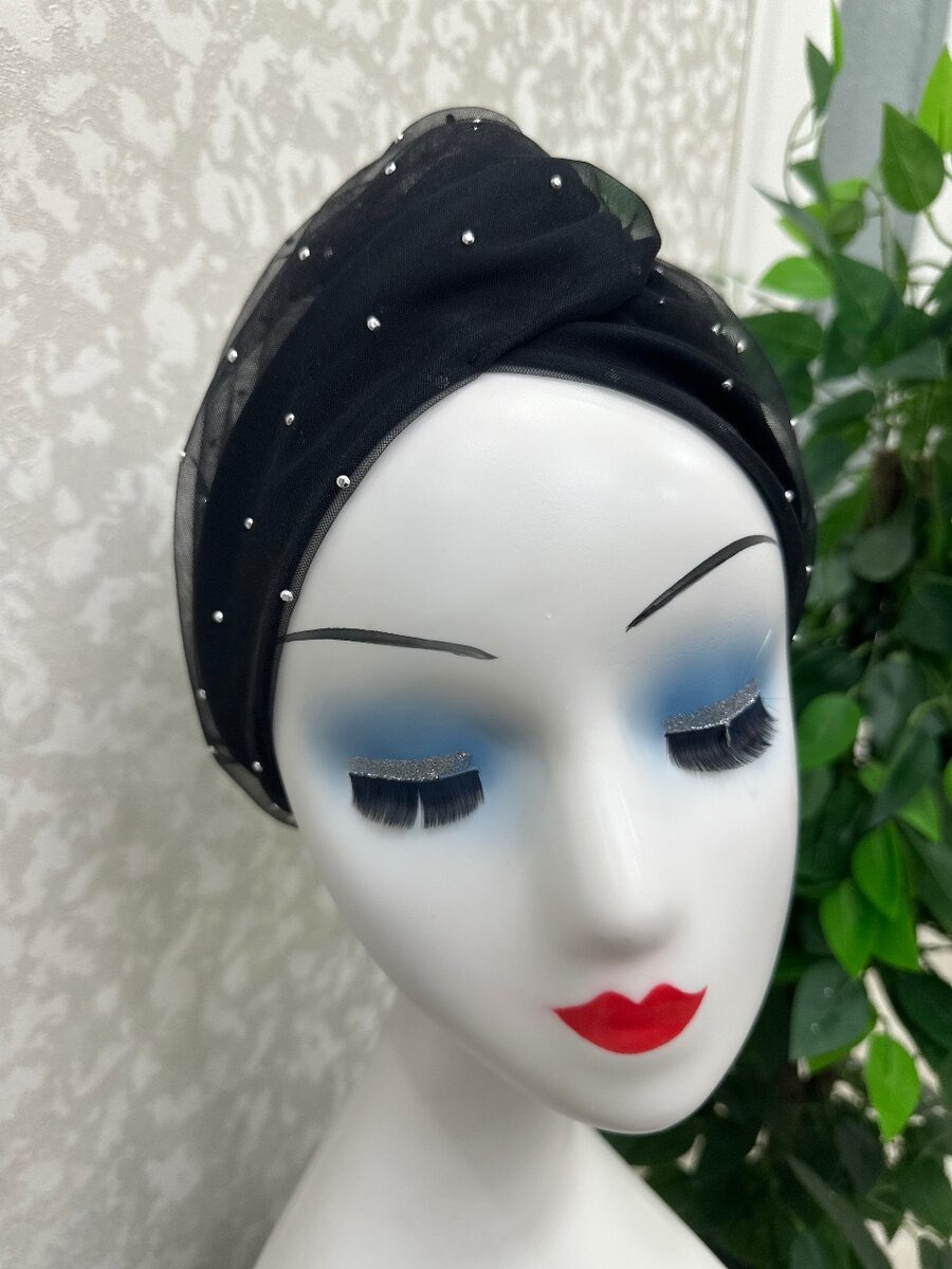 Тюрбан со стразами