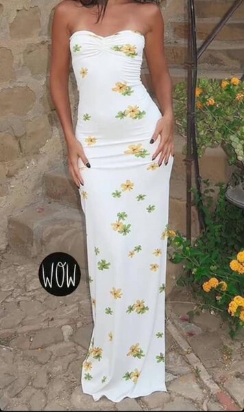 Robe longue fleurie été