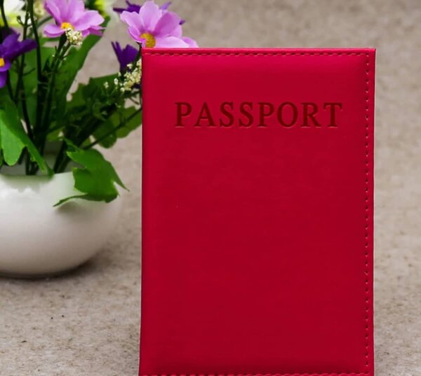 Porte-passeport élégant en cuir