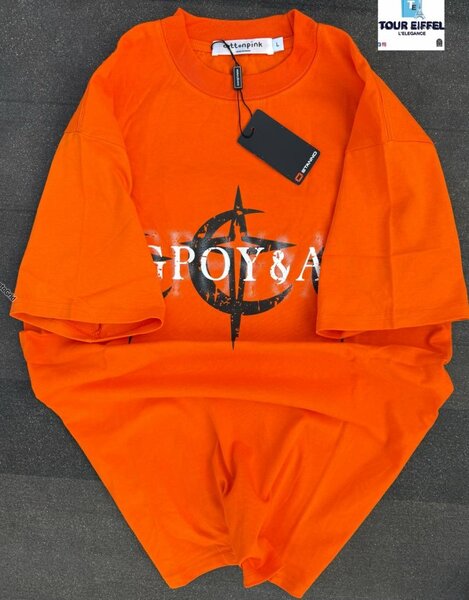 T-shirt oversize orange