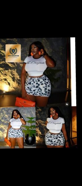 Jupe imprimée tendance