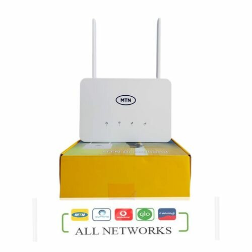MTN Universal Broadband 4G Router + Backup Battery- White