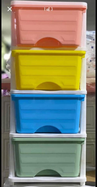 Colorful Plastic Storage Drawers