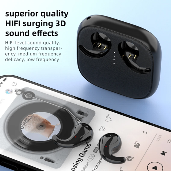 Écouteurs sans fil ergonomiques