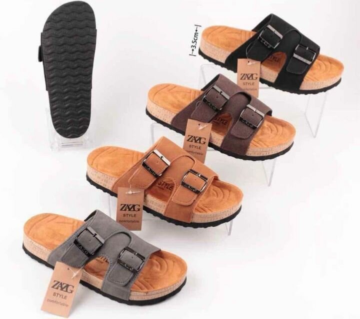 Sandales confortables boucles