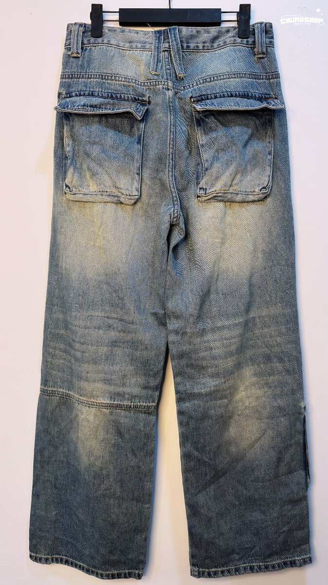 Jeans cargo décontracté homme