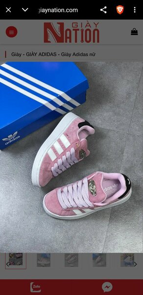 Adidas campus rose femme