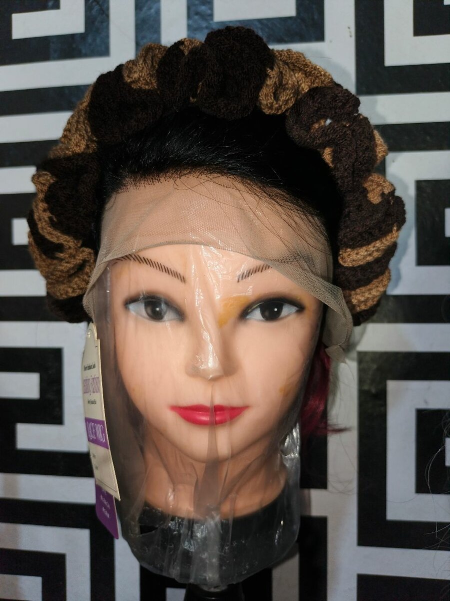 Bandeaux en crochet colorés