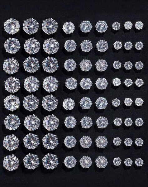 Boucles d'oreilles strass élégantes