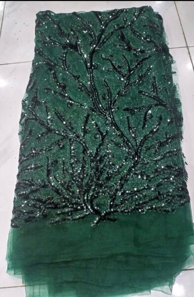 Green /black beautiful lace .