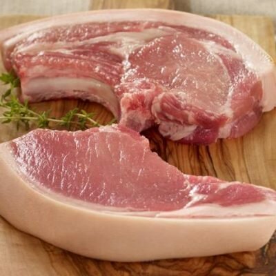 Entrecôte / côte de porc frais