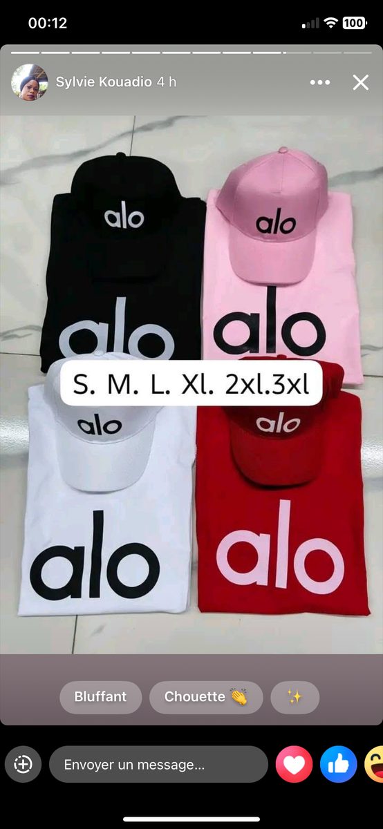 Ensemble Casquette et T-shirt Alo